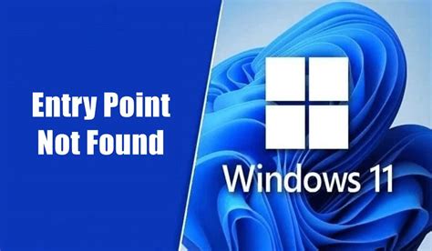 How To Fix Entry Point Not Found Error On Windows