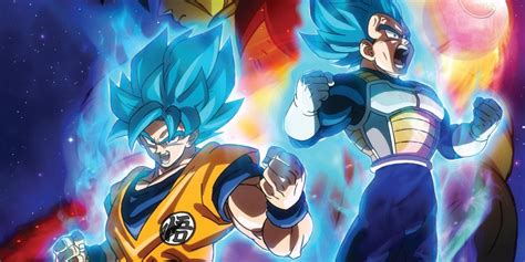 Goku recovers and stands his ground against the cerealian's heavy blows, letting out a mighty roar as his aura swells into a raging inferno that obliterates the surrounding. Dragon Ball Super: Broly Movie Review | Screen Rant