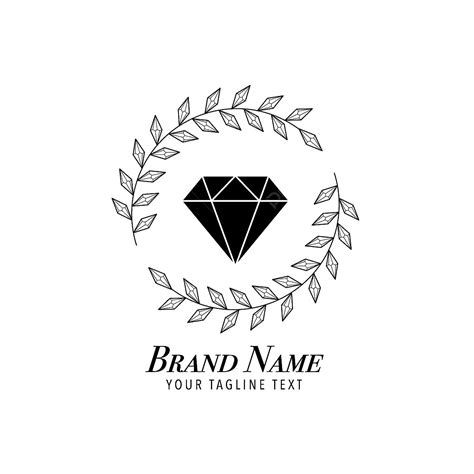 Elegant Logo Design Vector Png Images Elegant Diamond Logo Design