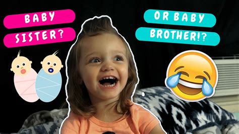 Toddlers Hilarious Reaction When Asked If She Wants Siblings Youtube