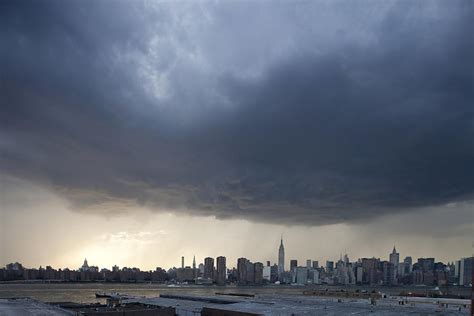 Dramatic Storm Clouds Over Manhattan Photograph By Michael Turek