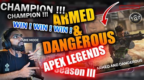 Apex Legends Armed And Dangerous Clinebrat Youtube