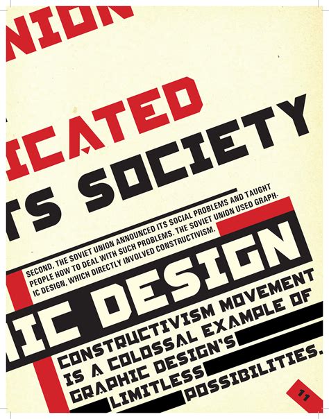 Graphic Design In Russian Constructivism On Behance