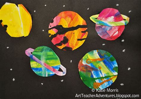 Planet Paintings School Is Cool Space Art Lesson Plans Art