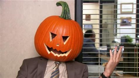 Pumpkin Head Dwight The Office Us The Office Halloween Episodes