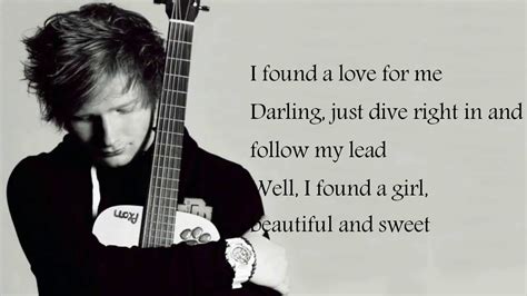 Ed Sheeran-Perfect (Lyrics) - YouTube