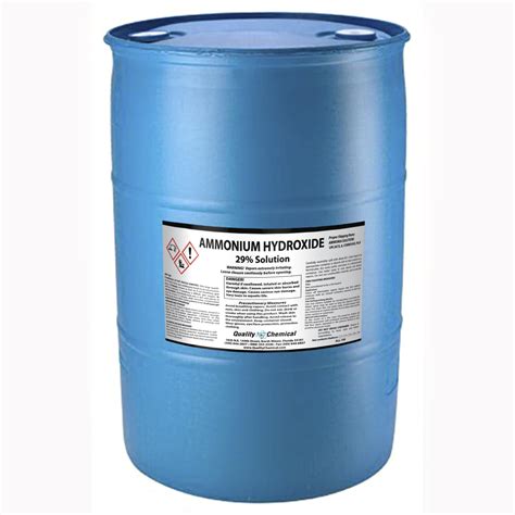 Ammonium Hydroxide Aqua Ammonia 26 Deg 55 Gallon Drum Walmart