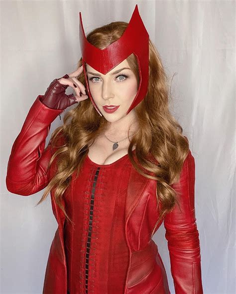 Scarlet Witch Cosplay Costume Wandavision Scarlet Witch Costume