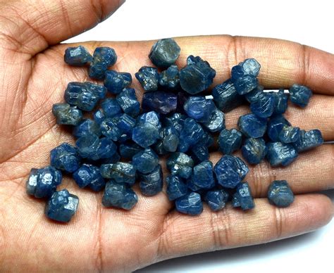 333 Ct Aaa Quality Natural Blue Sapphire Rough Gemstone 56 Etsy