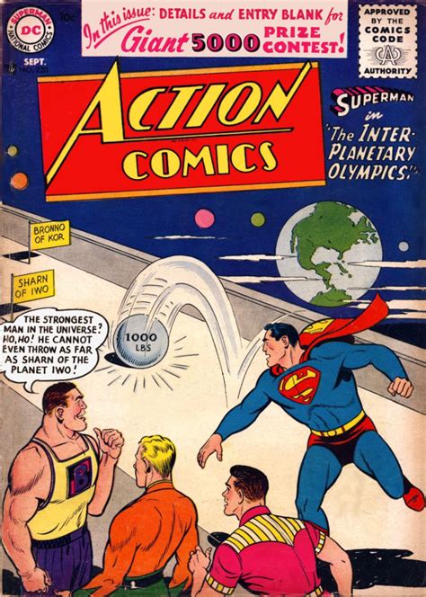Action Comics 220 Superman Comic Cover Hi Res Dc Comic Books Silver