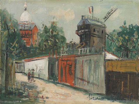 Maurice Utrillo 18831955 Le Moulin De La Galette Et Le Sacré Coeur