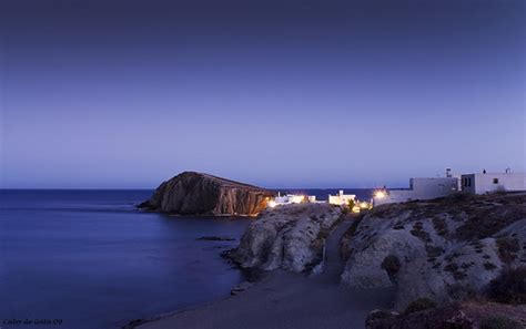 La Isleta Del Moro Toma Nocturna En La Playa De La Isleta Flickr