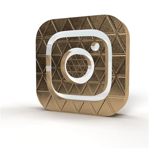 Premium Psd 3d Instagram Icon Psd