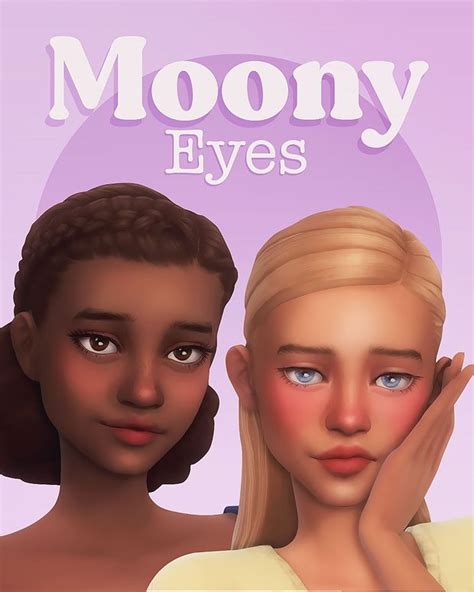 Moony Eyes Miiko The Sims 4 Skin Sims 4 Cc Eyes Sims New