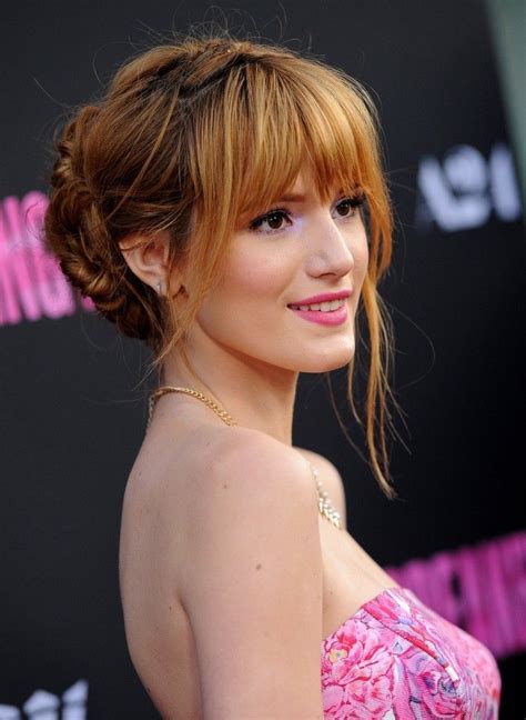 More Pics Of Bella Thorne Braided Updo Short Hair Styles For Round