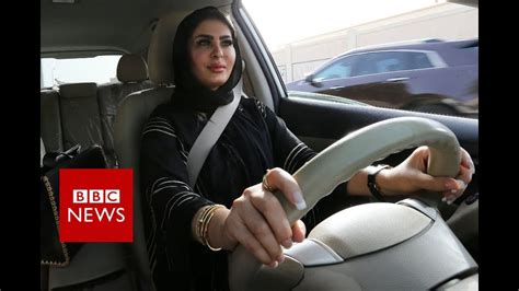 Saudi Arabias Ban On Women Driving Officially Ends Bbc News Youtube
