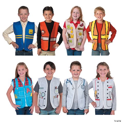 This one is good for higher level kids. Kid's Community Helpers Vest Assortment | Oriental Trading