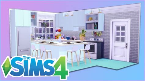 Coastal Kitchen Speed Build The Sims 4 Dollhouse Challenge Youtube