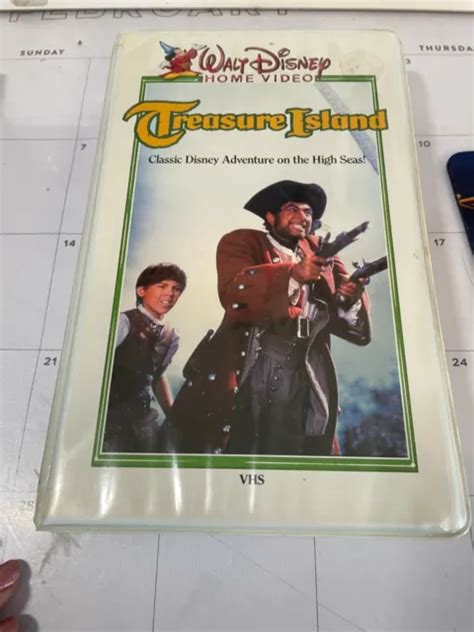 Treasure Island Walt Disney Home Video Vhs Vcr Tape Early Clamshell Case Picclick Uk