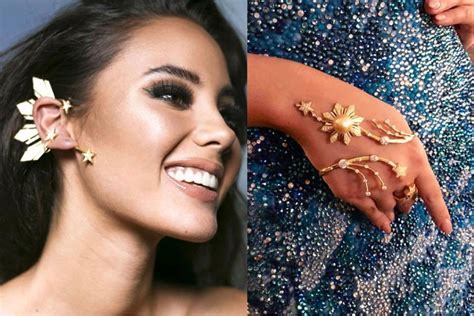 After winning the miss universe philippines 2018, everyone noticed catriona's unique and beautiful earpiece. Catriona Gray is making her iconic jewelry pieces available for us soon! | Sagisag