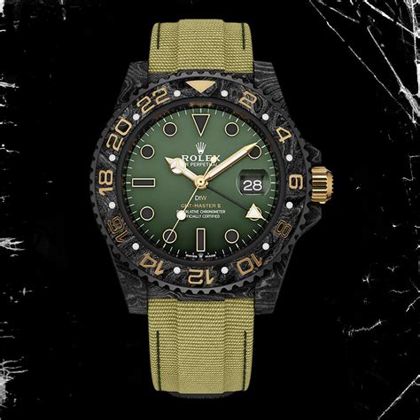 10 rolex baselworld 2020 predictions vulcan watch straps official. Rolex DiW NTPT Carbon GMT-Master II "Desert" (Retail: US ...