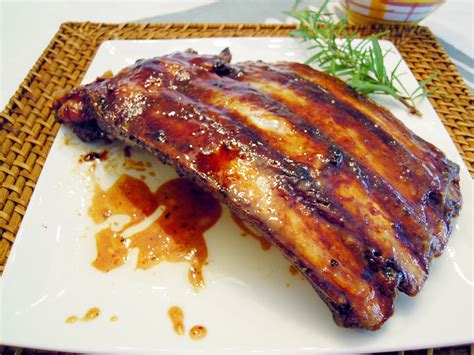 100 ml de vino tinto seco. Costilla de cerdo ibérico con mostaza y miel | Mandarinas ...