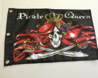 Pirate Queen Flag Etsy