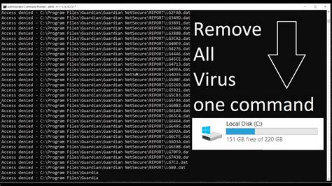 How To Remove Virus Using Cmd Windows 788 110 100 Fix