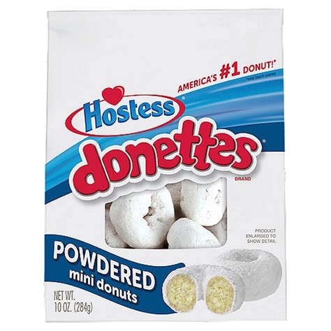 Hostess Donettes Powdered Mini Donuts 10 Oz