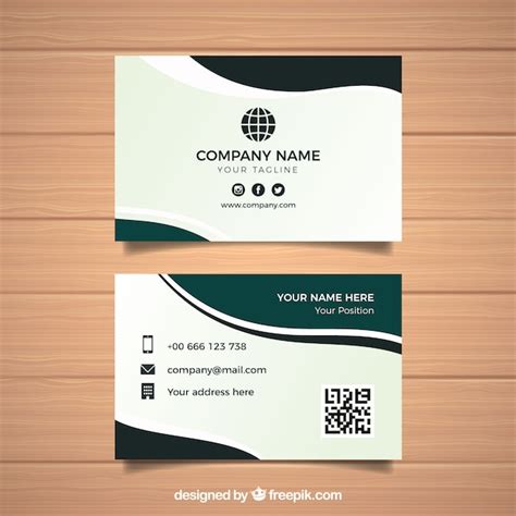 Free Vector Business Card Template