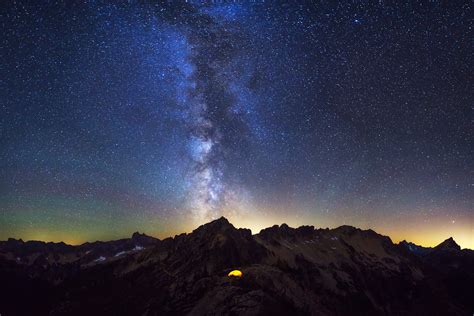 Milky Way In North Cascades Hd Nature 4k Wallpapers Images