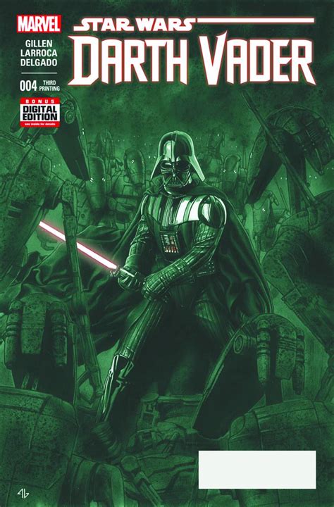 Star Wars Darth Vader 4 Granov 3rd Printing Fresh Comics