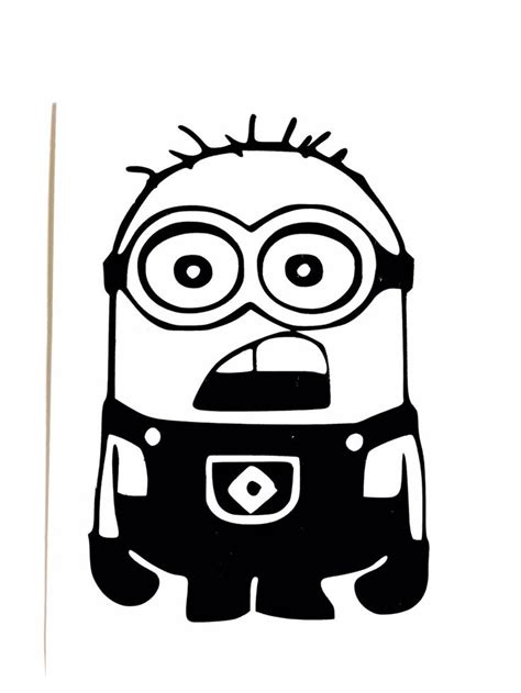 Diy Minion Vinyl Decal Despicable Me Decal Cartoon Decal Etsy Car Decals Vinyl Minions