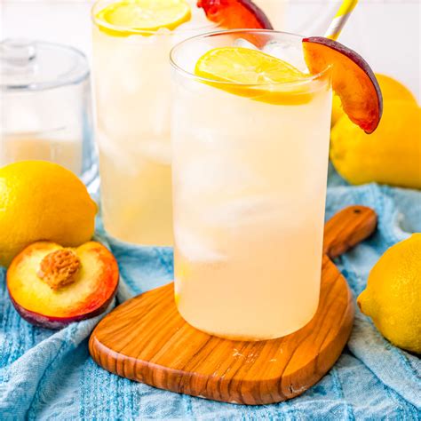 Peach Lemonade Recipe • Food Folks And Fun