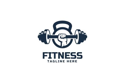 Fitness Gym Logo Template Creative Illustrator Templates Creative