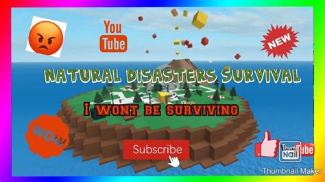 Roblox Natural Disasters Survival Youtube