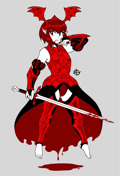 Safebooru 1girl 2020 Absurdres Armor Blood Floating Full Body Highres