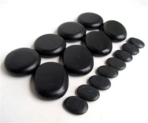 Hot Massage Stones Massage Natural Energy Massage Stone Set Hot Spa Rock Basalt Stone 16pcs In