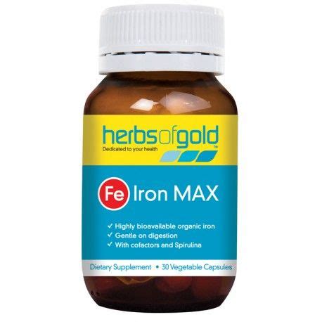 If you suddenly started losing hair in bulk, it's probably a symptom of iron deficiency hair loss, also known as female pattern hair loss (fphl) or alopecia. Herbs Of Gold Iron Max 30 Vcaps - Dietary Supplement ...