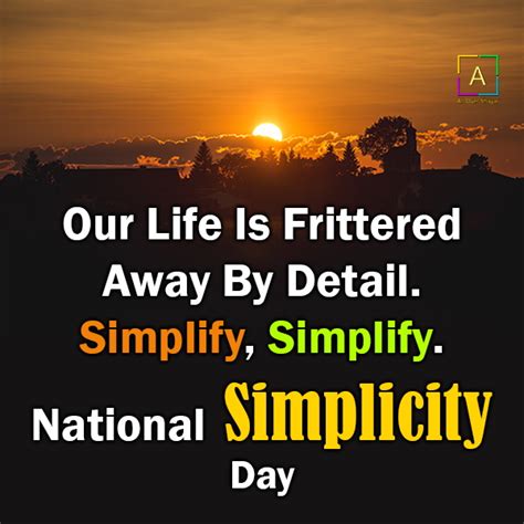 national simplicity day quotes national simplicity day special images