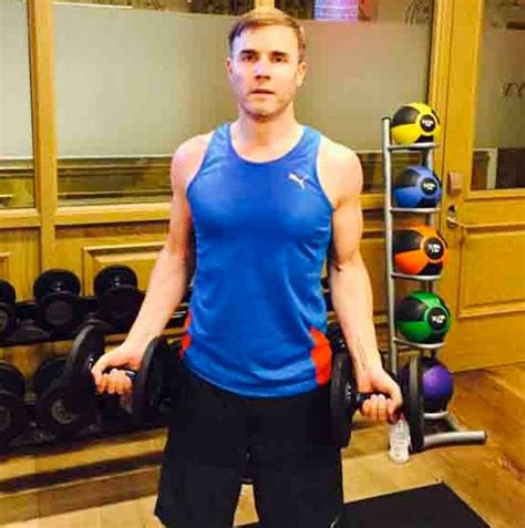 Gary Barlow Says Take That To The Fat As He Looks Trimmer Than Ever Mirror Online