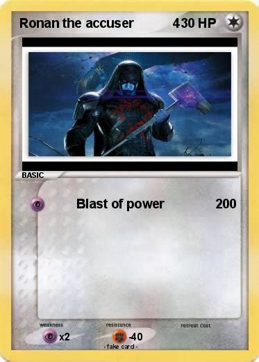 Pok Mon Ronan The Accuser Blast Of Power My Pokemon Card