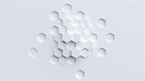 Abstract Hexagon Simple Minimalism Hd Wallpaper