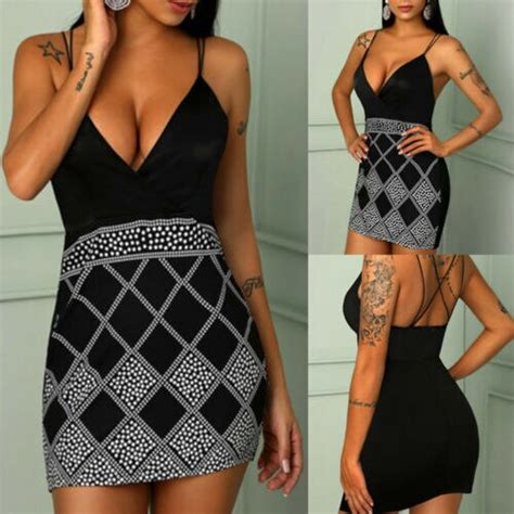 Sexy Women Bandage Bodycon Evening Party Cocktail Short Mini Dress 2019