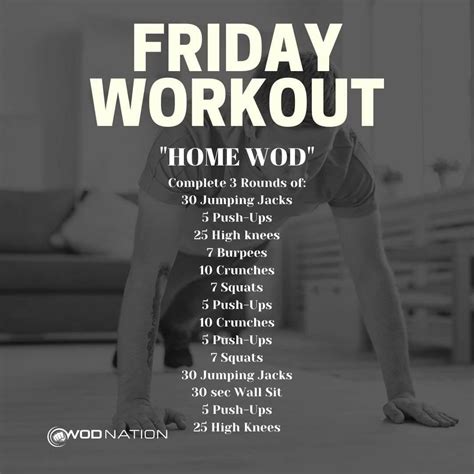 Pin By Scott On Workouts Wod Workout Crossfit Workouts At Home At Home Workouts