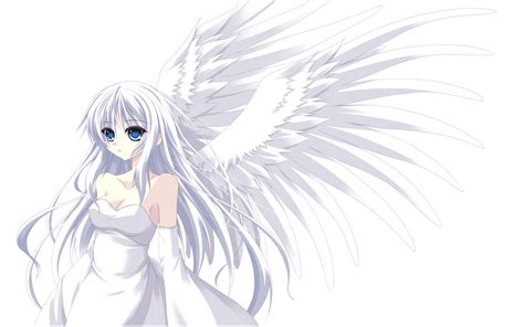Anime Girl With Silver Eyes White Hair