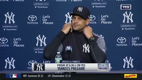 Boone talked about gerrit cole giving up a pair of home runs prematurely, resulting. Aaron Boone on the Red Sox beating the Yankees and winning ...