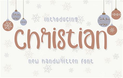 Christian Font By Seven Letter · Creative Fabrica