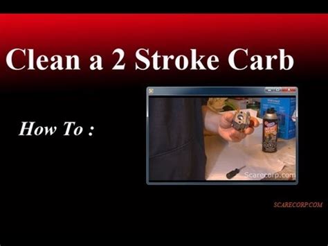 Here's how to do it. Clean a 2 Stroke Carburetor Fast and Cheap - YouTube
