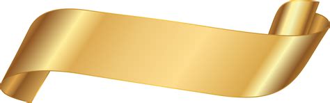 Download Gold Ribbon Banner Png PNG Image with No Background - PNGkey.com